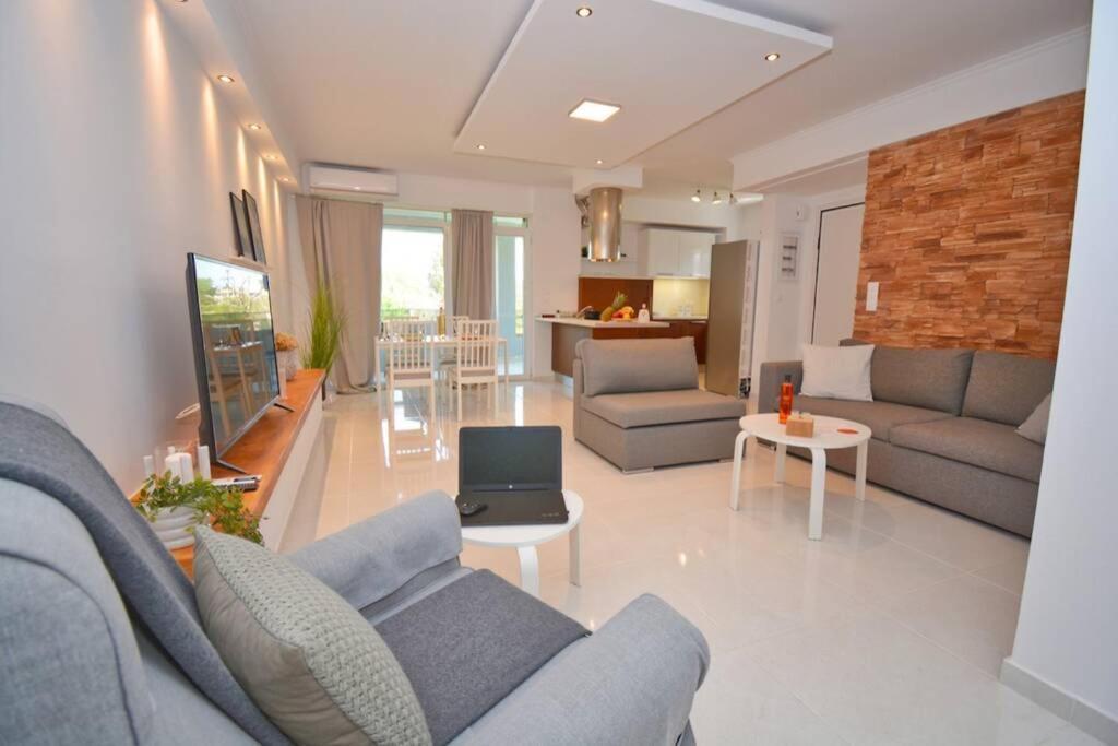 Potamos Deluxe White Apartment Экстерьер фото